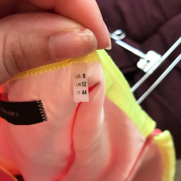 Elie Tahari Penelope Sand Dunes skirt ombré - Picture 6 of 9